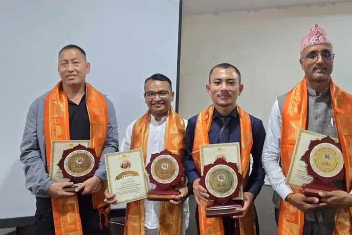 Award function — Gyalshing, Sikkim